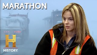 Ice Road Truckers TRUCKERS TRAPPED ON THIN ICE 2 Hour Marathon [upl. by Ayyidas850]