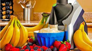 Yonanas Banana Ice Cream Maker  Turn Frozen Bananas into Ice Cream [upl. by Ynove36]