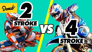 2 STROKE vs 4 STROKE ENGINES  How it Works  SCIENCE GARAGE [upl. by Ronal]