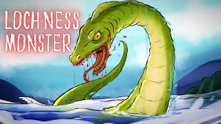 LOCH NESS MONSTER Animated Horror Story  Urban Legend Animation [upl. by Aihsyak]