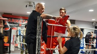 Eric Ridd BarnstapleVs Jacob Liddington Malmesbury Open Class Senior boxing match [upl. by Araccot]