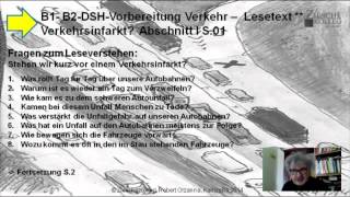 A2B1 Fragen zum Leseverstehen S1 Verkehrsinfarkt [upl. by Xonnel315]