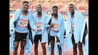 BOTSWANA Bags Bronze in the 4×400m relay Finals in Tokyo [upl. by Elrahc]