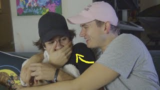 KISSING DAVID DOBRIK [upl. by Ahsimot447]