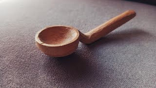 Hand Carved Wooden Spoon [upl. by Akcinahs]