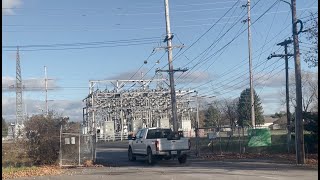 Fire at Horseheads Electrical Substation Cuts Power to Thousands [upl. by Nahtanha]