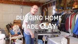 Pugging Clay with a Vacuum With NO Air bubbles [upl. by Sydalg]