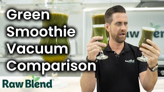 Green Smoothie Comparison  Tribest Dynapro High Speed Vacuum Blender [upl. by Ynolem625]