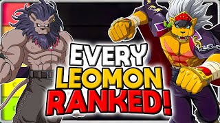 EVERY Leomon Variant RANKED [upl. by Laynad293]