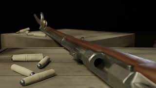 Animated 1866 Chassepot Reload and Flyby Remastered [upl. by Struve923]