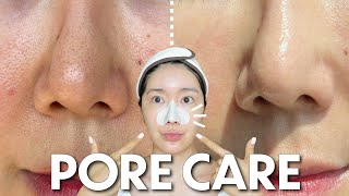 Realistic Instant Steps to Care for Blackheads Whiteheads Sebaceous Filaments💪 [upl. by Rundgren]