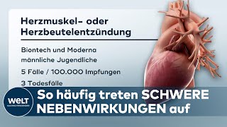 IMPFSTOFF–STUDIE Herzmuskelentzündungen und Thrombosen – Das ist dran an den Nebenwirkungen [upl. by Charisse263]