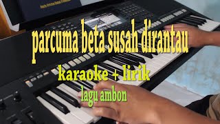 KARAOKE LYRIC PARCUMA [upl. by Bolitho]