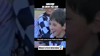 Lionel Messis first interview ever messi interview lionelmessi lionelmessi10 [upl. by Ordnaxela]