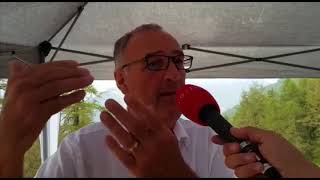 Interview mit Bundesrat Guy Parmelin auf der Moosalp [upl. by Eeresed]