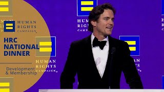 Matt Bomer at the HRC National Dinner 2023 [upl. by Evets231]