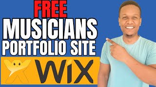 How To Make A Free Portfolio Website For Musicians WIX WEBSITE [upl. by Sidnac]