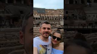 Tour of the Colosseums Underground Ancient Rome shorts [upl. by Diraj]