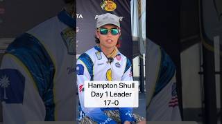 Hampton Shull of Lander University leads Day 1 of Bassmaster College Championship [upl. by Carling]