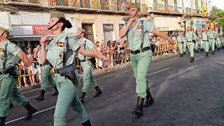 Desfile militar de las fuerzas armadas en Melilla 2022 Legión [upl. by Cordelia714]