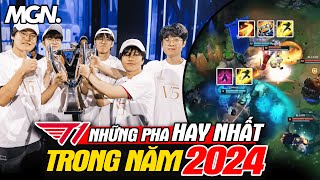 Tổng Hợp Những Pha Thi Đấu Hay Nhất Của T1 2024  MGN Esports [upl. by Attolrac170]