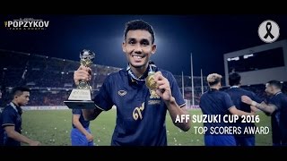 Teerasil Dangda l SkilsampGoals in Aff Suzuki Cup 2016 Top Scorers award [upl. by Notled]