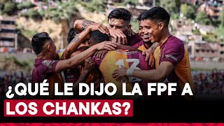 FPF responde a pedido de reprogramación de Los Chankas para duelo contra Universitario [upl. by Nnayllek718]