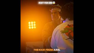 KWON VS AXEL FIGHT  EDIT  The Brutal Kick From Axel shorts edit cobrakai [upl. by Deth]