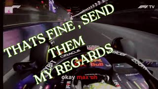 Max Verstappen Bullying FIA Effortlessly Las Vegas [upl. by Sirc553]