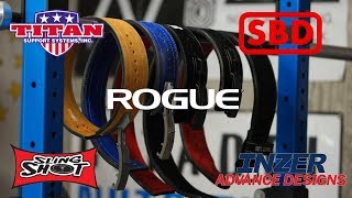 Powerlifting Belt Review  SBD Inzer Sling Shot Titan Rogue and More [upl. by Orth]