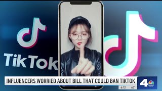 Local influencers worried about potential TikTok ban [upl. by Akemat]