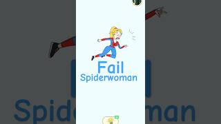 Spiderwoman best animated shorts vevo funny gaming shorts [upl. by Roxie120]