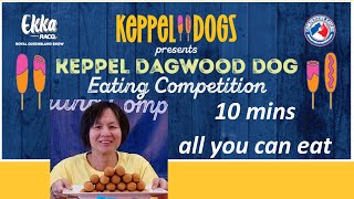 Dagwood corn dog eating contest 2022 with Jwebby can eat [upl. by Oys]