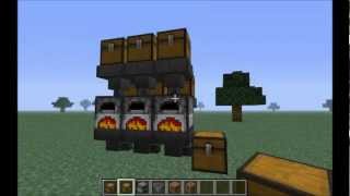 Minecraft  How to Build an Auto Smelter In Vanilla [upl. by Burrow527]