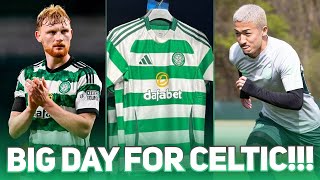 Celtic home kit LEAKED  Scales FOUR YEAR contract  Maeda RETURNS  A BUSY DAY FOR CELTIC [upl. by Claire]