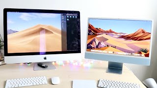 M1 iMac Vs Intel iMac Comparison Review [upl. by Notneiuq]