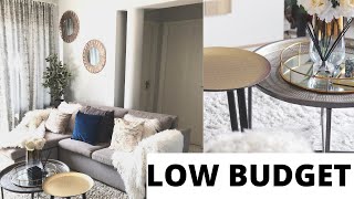 LOW BUDGET  LIVING ROOM DINING TOUR [upl. by Eatnad341]