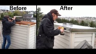 Installing A Stainless Steel Chimney Chase Cover by Rockford Chimney Supply [upl. by Laved]