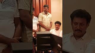 Anbil Mahesh minister visit llaiyaraja studio shorts [upl. by Feliza]