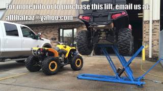 Atv Lift  Raztech Power Sports [upl. by Hilel749]