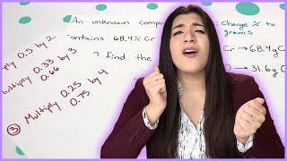 Finding and Calculating an Empirical Formula of a Compound  How to Pass Chemistry [upl. by Meirrak]