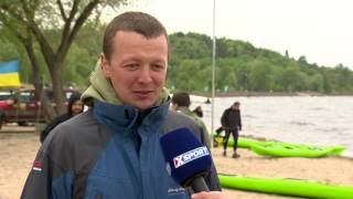 Kiev SUPampKayak Marathon 2017 Обзор гонок байдарок на Днепре под Киевом [upl. by Teador]