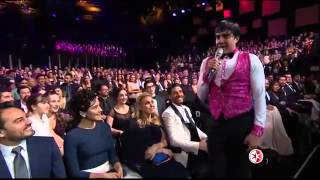 Angelique y Sebastián  Sketch de quotCarmeloquot Premios Tv y Novelas 2015 [upl. by Asenaj]