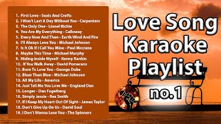 19 Love Song Karaoke Playlist 1  Cruisin 1 Playlist karaoke version [upl. by England]