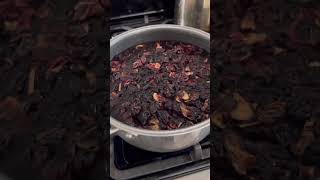 This is the easiest way to make agua de Jamaica hibiscus water shorts recipes aguafresca [upl. by Haddad558]