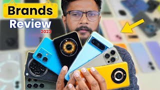 All Smartphone Brands Review in India  2023 Reality [upl. by Eahs]