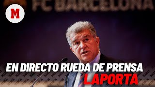 DIRECTO  Rueda de prensa de Laporta I MARCA [upl. by Sloatman]