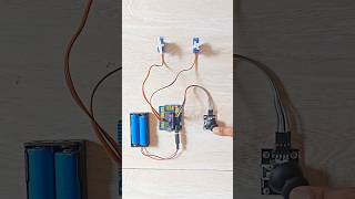 Joystick control servo Arduino project Experiment Lab BD [upl. by Sirroned827]