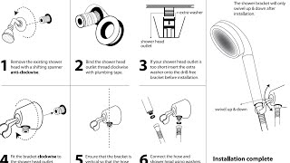 Quoss  Aroma Sense Q Shower Head Installation [upl. by Cyprian858]