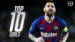 Top 10 Gols Lionel Messi ᴴᴰ [upl. by Salazar399]